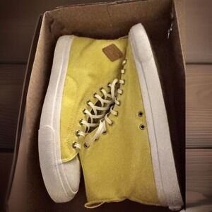 Pf Flyers Hi All American Aurora Sneaker Canvas Yellow‎ Sz M 13 W 14.5 New